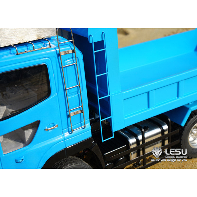 LESU Radio Controlled 6*6 Hydraulic Dumper Truck Motor ESC Servo FS-I6S Sound Light System for 1/14 Construction Vehicle