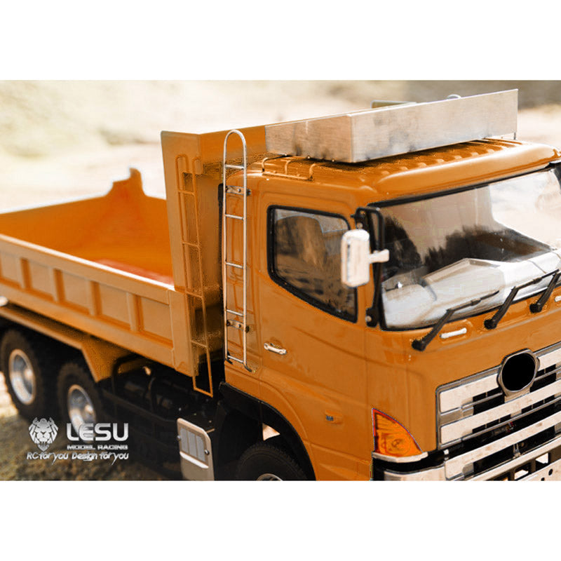 LESU Radio Controlled 6*6 Hydraulic Dumper Truck Motor ESC Servo FS-I6S Sound Light System for 1/14 Construction Vehicle