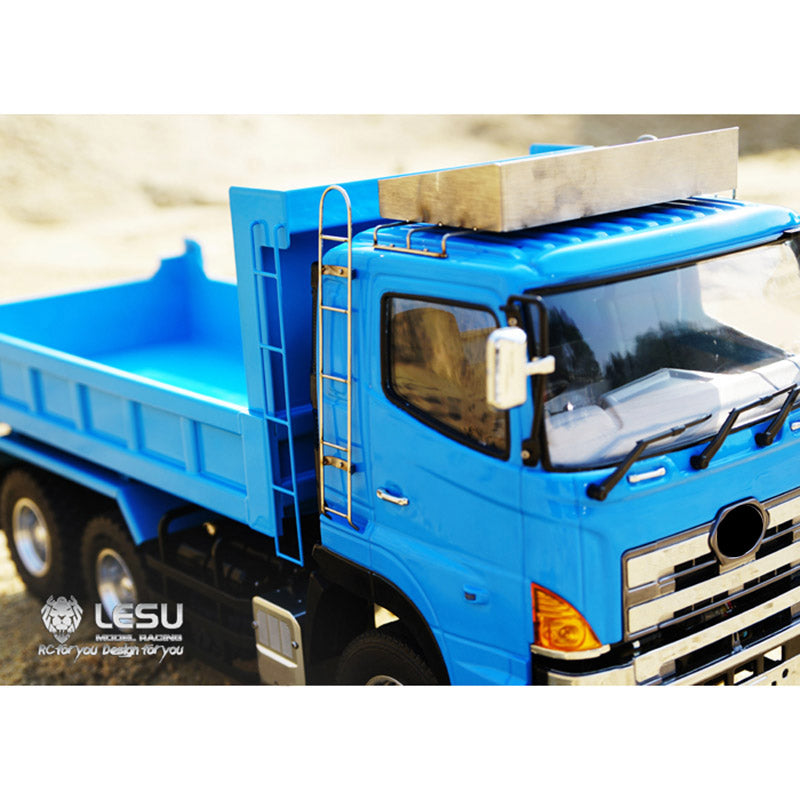 LESU Radio Controlled 6*6 Hydraulic Dumper Truck Motor ESC Servo FS-I6S Sound Light System for 1/14 Construction Vehicle