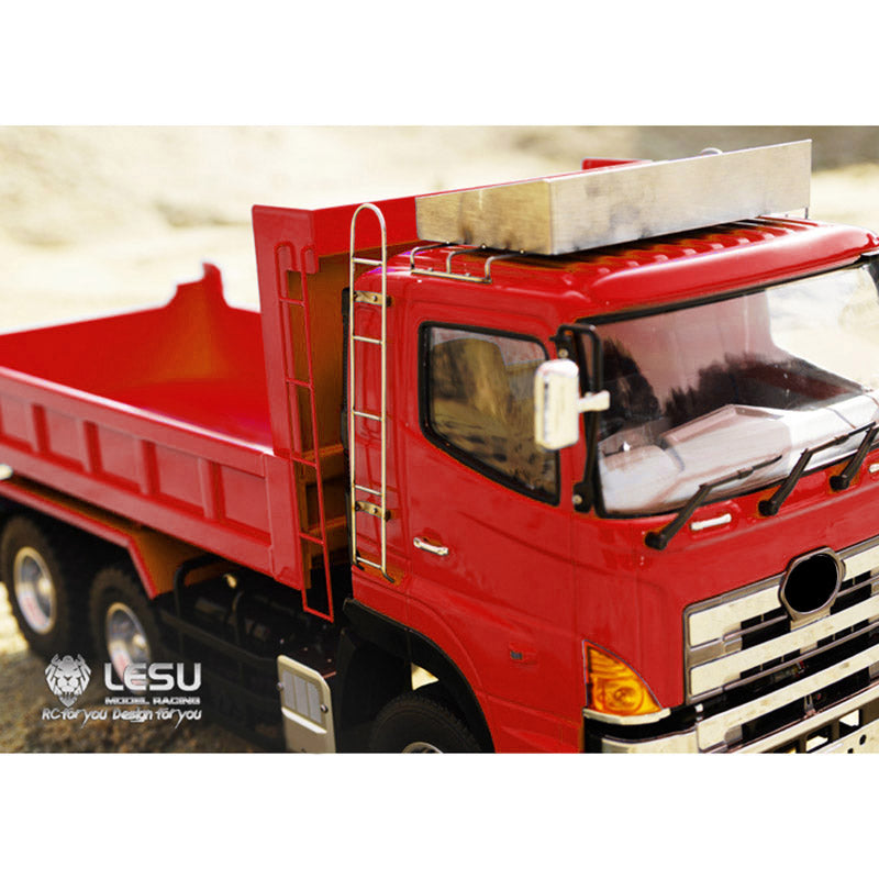 LESU Radio Controlled 6*6 Hydraulic Dumper Truck Motor ESC Servo FS-I6S Sound Light System for 1/14 Construction Vehicle