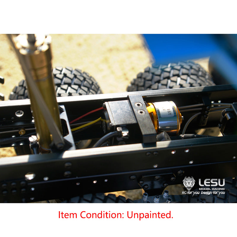 LESU Radio Controlled 6*6 Hydraulic Dumper Truck Motor ESC Servo FS-I6S Sound Light System for 1/14 Construction Vehicle