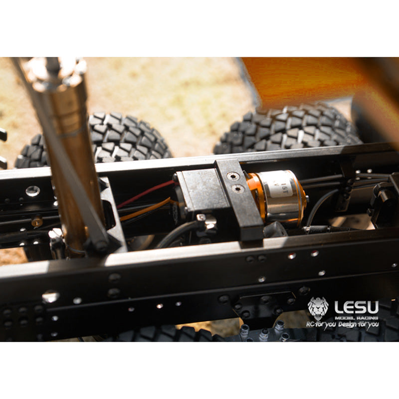 LESU Radio Controlled 6*6 Hydraulic Dumper Truck Motor ESC Servo FS-I6S Sound Light System for 1/14 Construction Vehicle