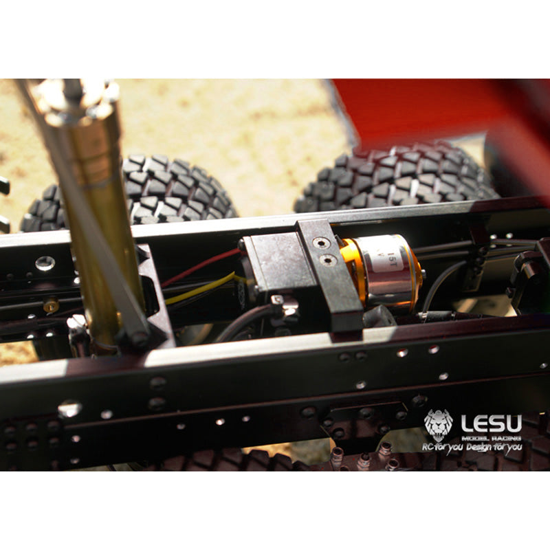 LESU Radio Controlled 6*6 Hydraulic Dumper Truck Motor ESC Servo FS-I6S Sound Light System for 1/14 Construction Vehicle