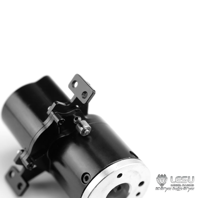 LESU High Torque Gear Box Transmission Transfer Case for 1/14 RC Tractor Truck 14:1 Planetary Reducer Truck Parts