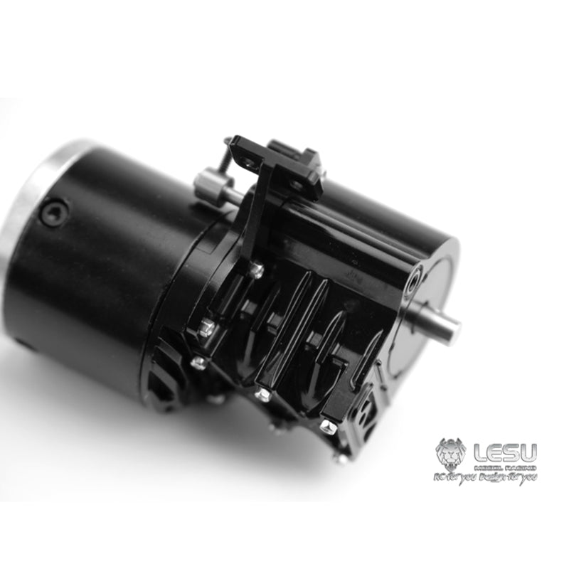 LESU High Torque Gear Box Transmission Transfer Case for 1/14 RC Tractor Truck 14:1 Planetary Reducer Truck Parts