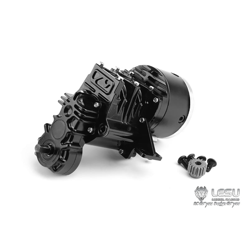 1/14 Scale LESU Transmission Transfer Case Planet Gear Motor for Radio Controlled Vehicle Upgrade Accessory 5:1 Planetary reducer