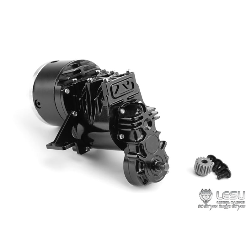 1/14 Scale LESU Transmission Transfer Case Planet Gear Motor for Radio Controlled Vehicle Upgrade Accessory 5:1 Planetary reducer