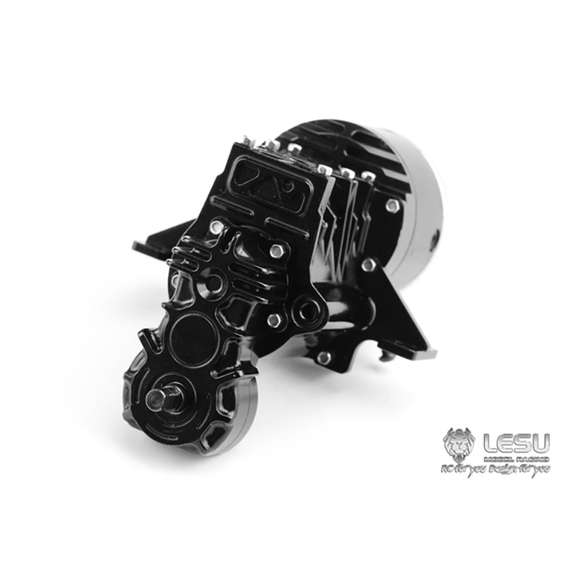 1/14 Scale LESU Transmission Transfer Case Planet Gear Motor for Radio Controlled Vehicle Upgrade Accessory 5:1 Planetary reducer