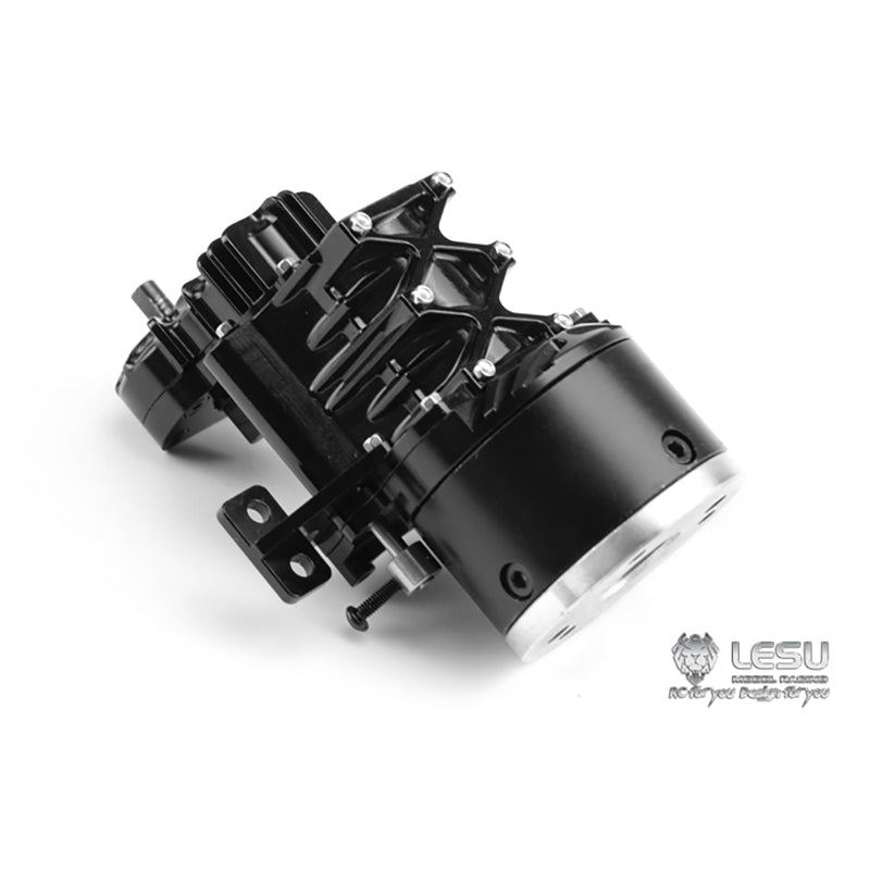 1/14 Scale LESU Transmission Transfer Case Planet Gear Motor for Radio Controlled Vehicle Upgrade Accessory 5:1 Planetary reducer