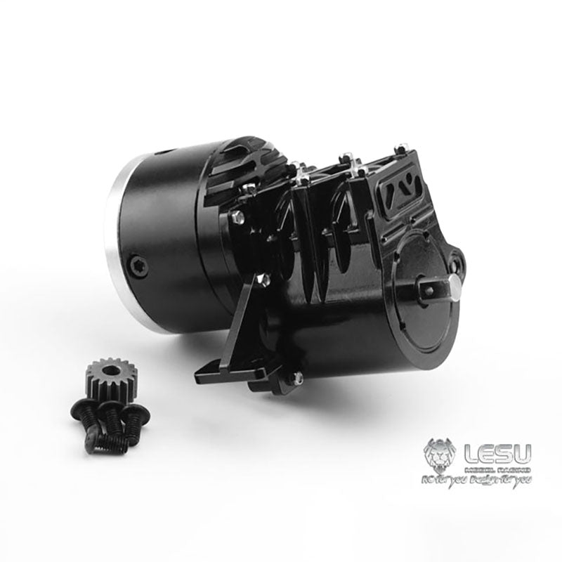 1/14 Scale LESU Transmission Transfer Case Planet Gear Motor for Radio Controlled Vehicle Upgrade Accessory 5:1 Planetary reducer