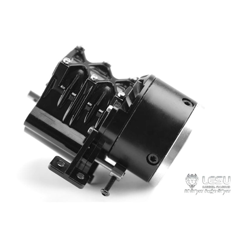 1/14 Scale LESU Transmission Transfer Case Planet Gear Motor for Radio Controlled Vehicle Upgrade Accessory 5:1 Planetary reducer