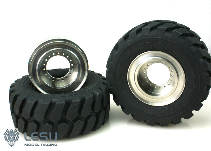 LESU Spare Parts Accessories Replacements for 1/15 Scale Loader Construction Vehicle Remote Controlled Model Axle Wheel Hubs