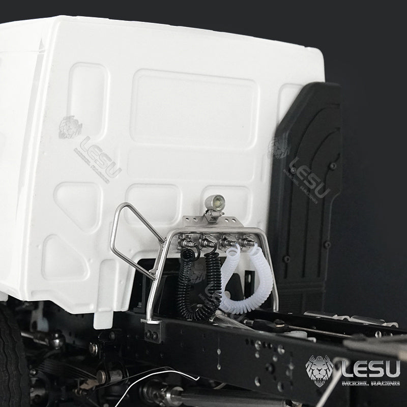 LESU Metal Tube Rack Spotlight for 1/14 DIY RC TAMIYA Tractor Truck Model Remote Control Lorry Model Vehicles