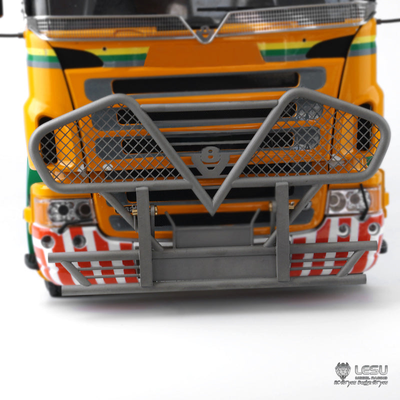 LESU Metal Front Bumper D F G for 1/14 Scale R620 R470 Radio Controlled Tractor Truck Trailer Model Accessories Replacement