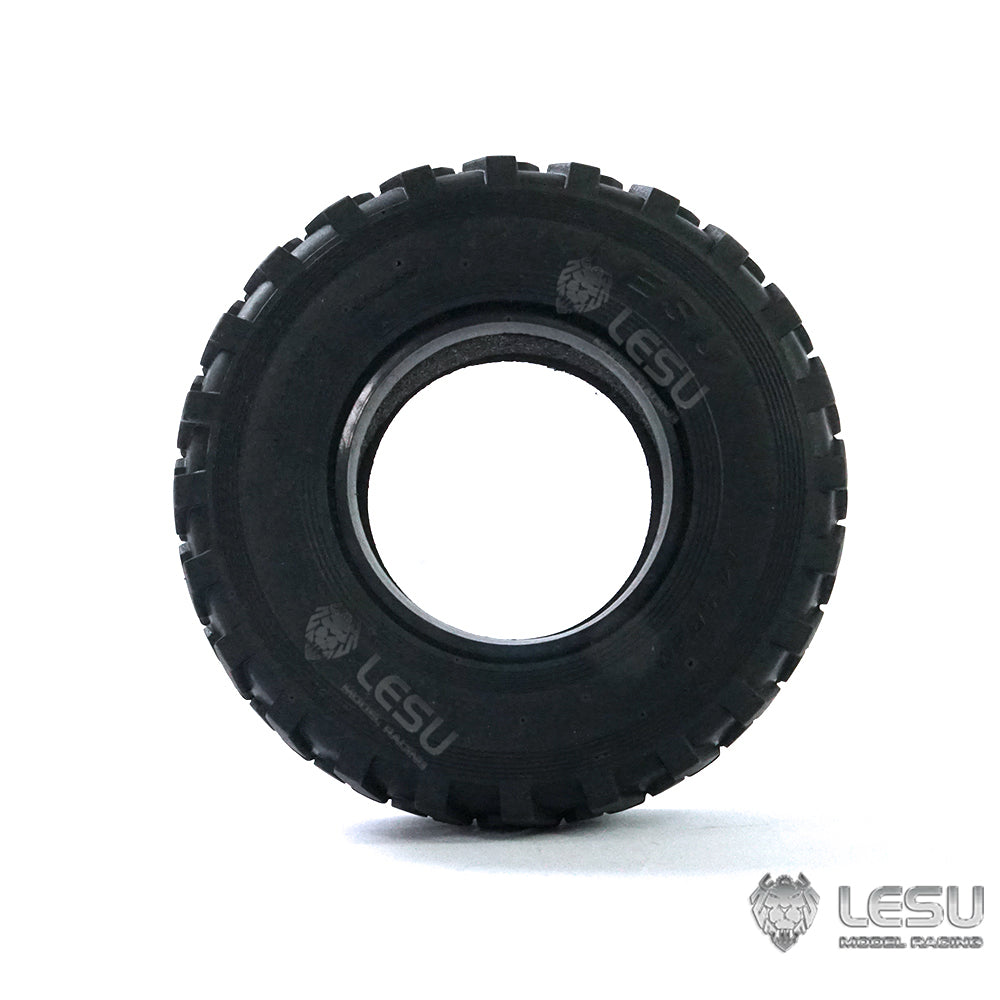 Rubber Tire Metal Wheel Hub Suitable for LESU 1/10 RC Metal 4*4 Crawler Truck RAVE-UM406 Off-road Light Truck Model Parts