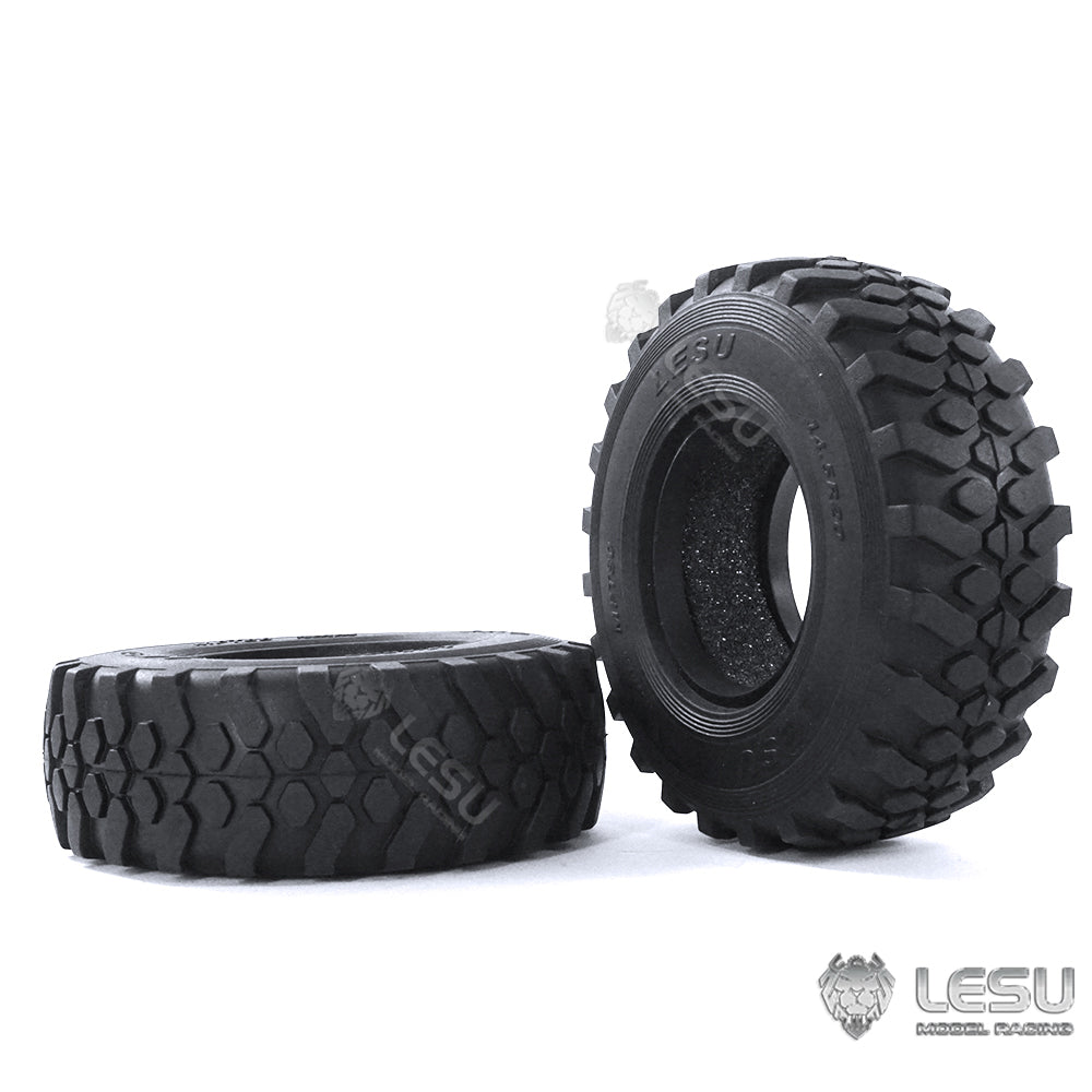 Rubber Tire Metal Wheel Hub Suitable for LESU 1/10 RC Metal 4*4 Crawler Truck RAVE-UM406 Off-road Light Truck Model Parts