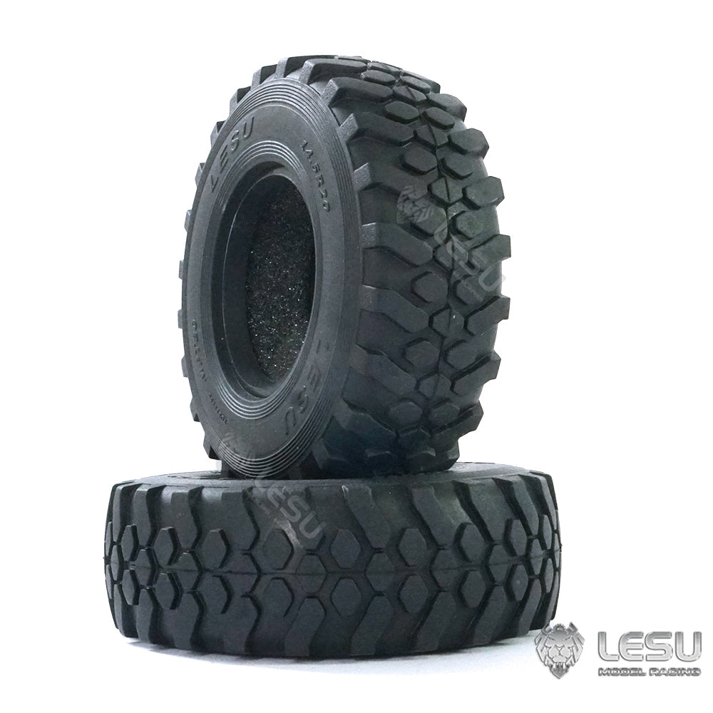Rubber Tire Metal Wheel Hub Suitable for LESU 1/10 RC Metal 4*4 Crawler Truck RAVE-UM406 Off-road Light Truck Model Parts