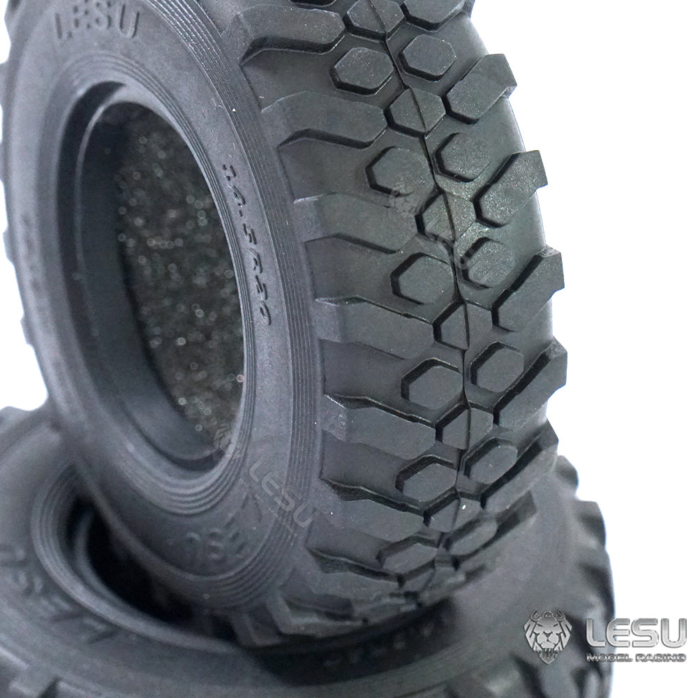 Rubber Tire Metal Wheel Hub Suitable for LESU 1/10 RC Metal 4*4 Crawler Truck RAVE-UM406 Off-road Light Truck Model Parts