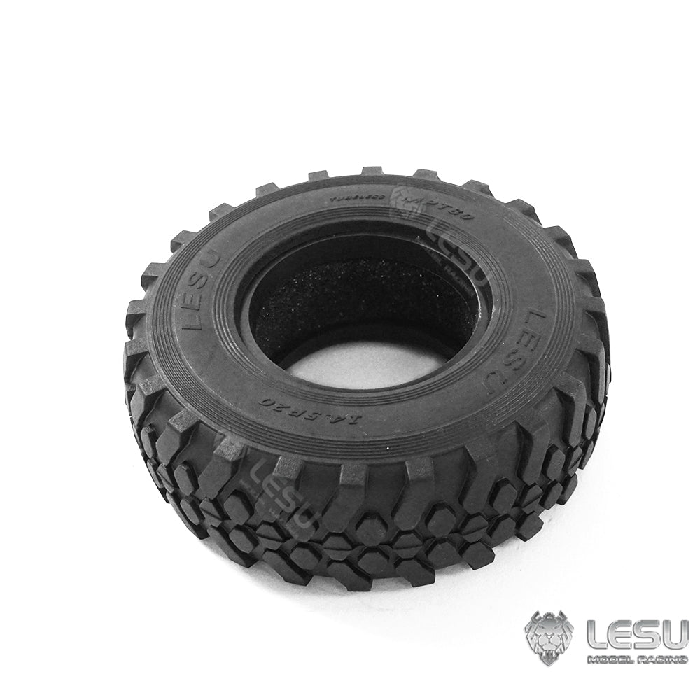 Rubber Tire Metal Wheel Hub Suitable for LESU 1/10 RC Metal 4*4 Crawler Truck RAVE-UM406 Off-road Light Truck Model Parts