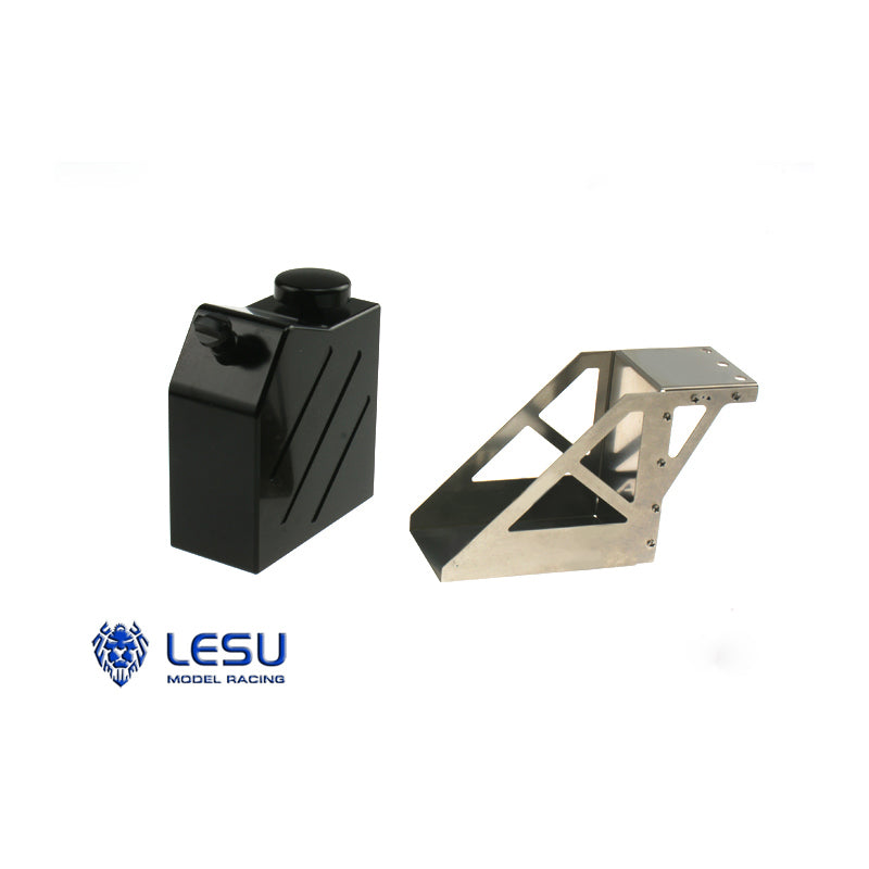 LESU Metal Water Tank AdBlue DEF Metal Tank Metal Pedal for Radio Controlled 1/14 Scale Tractor Truck Model 1851 DIY
