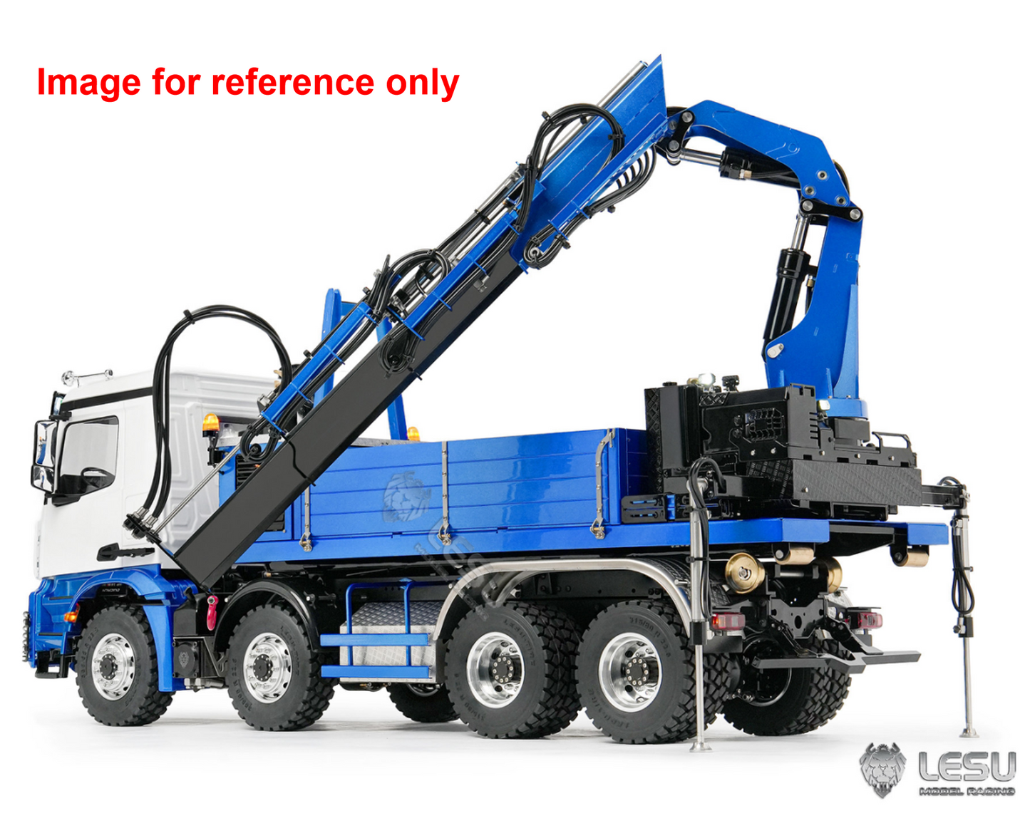 LIMITED-TIME SALE IN Stock LESU Z0108 1/14 RC Hydraulic Roll On off Dumper Truck Crane Unassembled Plastic Cabin Metal 8x8 Chassis Tipper Axles Lock 2+7CH Valve