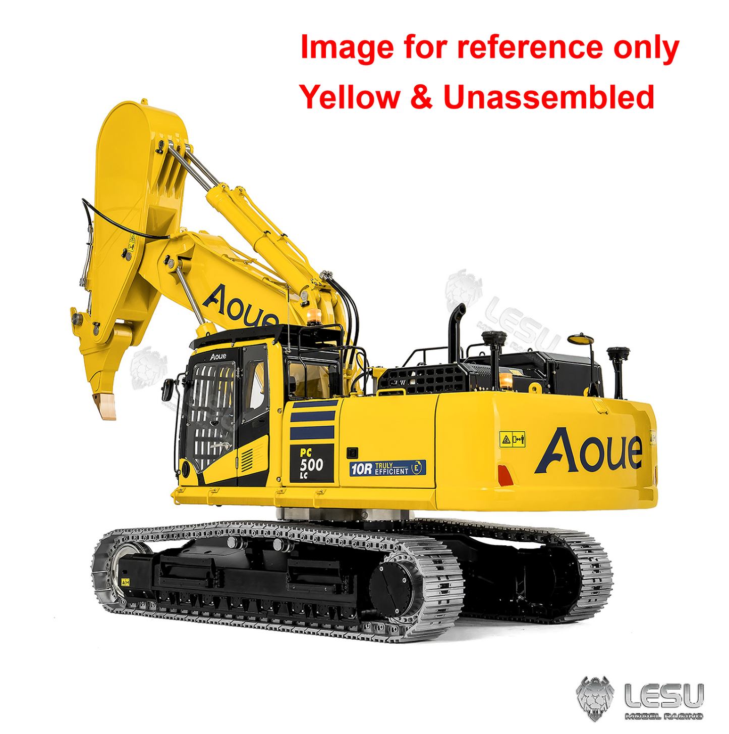 LESU PC500 1/14 Metal Hydraulic RC Crawler Excavator B0020 Remote Control Rock Arm Digger KIT Model with Brushless Motor ESC Light 3CH Valve