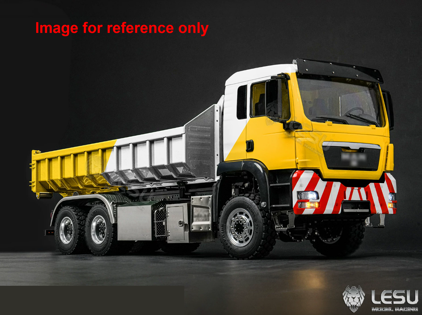 LIMITED-TIME SALE IN Stock LESU Z0102 1/14 Hydraulic RC Roll On Off Dump Truck 6x6 Folding Hooklift Carrier with 5CH Valve 3 Speed Gearbox Differential Lock Sound Light