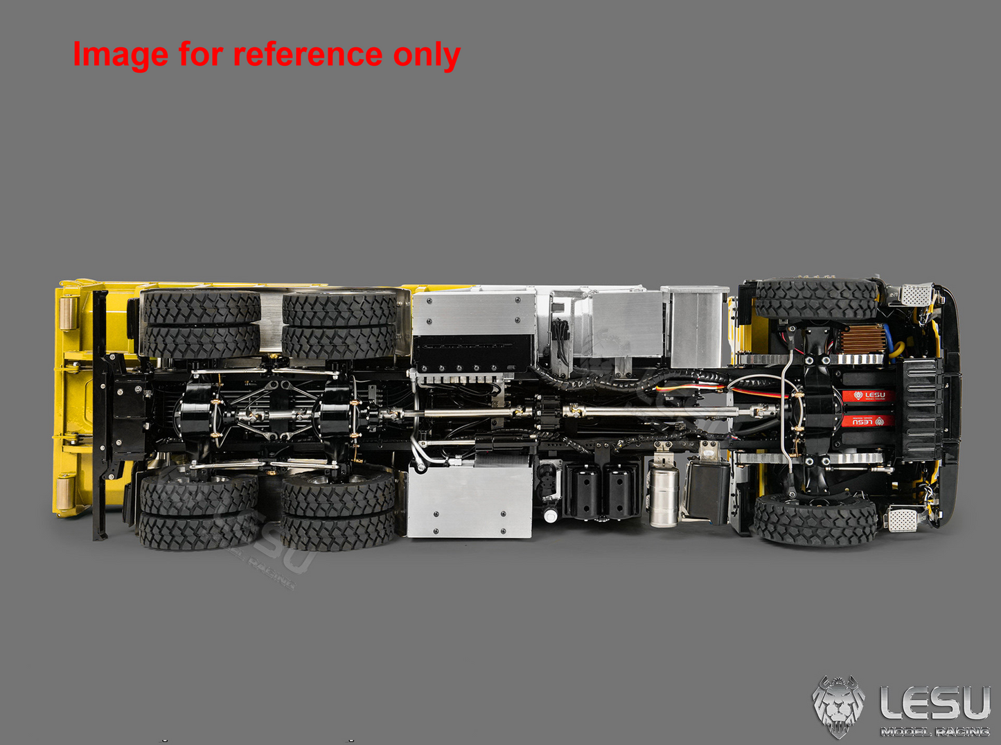 LIMITED-TIME SALE IN Stock LESU Z0094 1/14 Metal 6x6 RC Hydraulic Roll on off Dump Truck Telescopic Hooklift Transport Vehicle with 3Speed Transmission 5CH Valve Light Sound