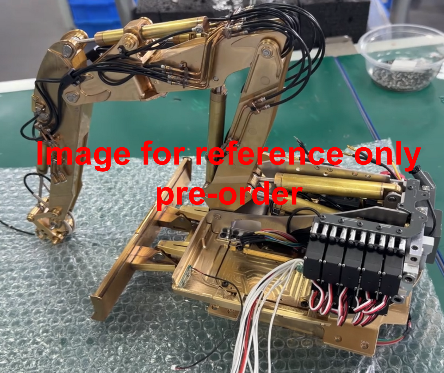 New Pre-Order Deposit Brass Special Edition 1/14 LESU MC15 Metal RC Hydraulic Excavator RTR RC Digger Construction Vehicle
