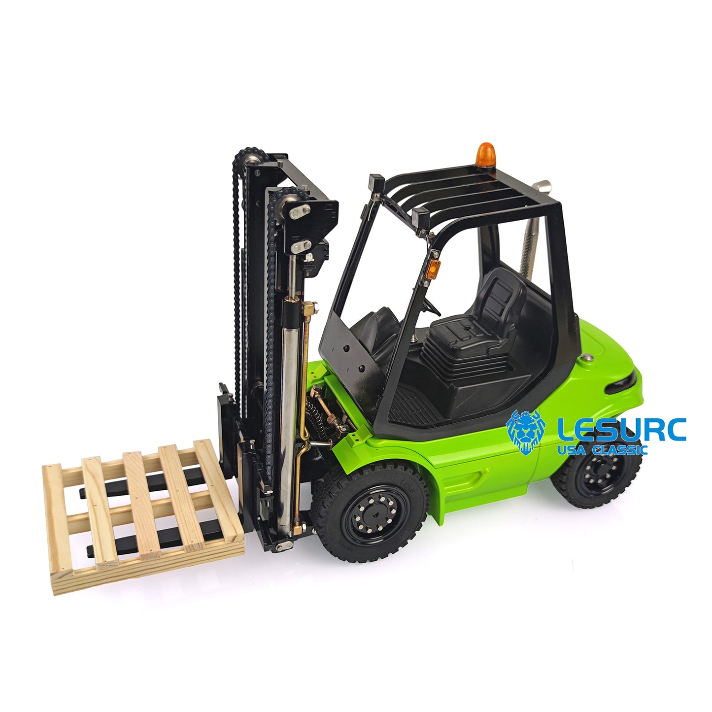 1/14 Scale LESU RC RTR Model Forklift Assembled Transfer Car Truck W/ Motor Servo ESC Light Sound Radio Battery Driver Charger