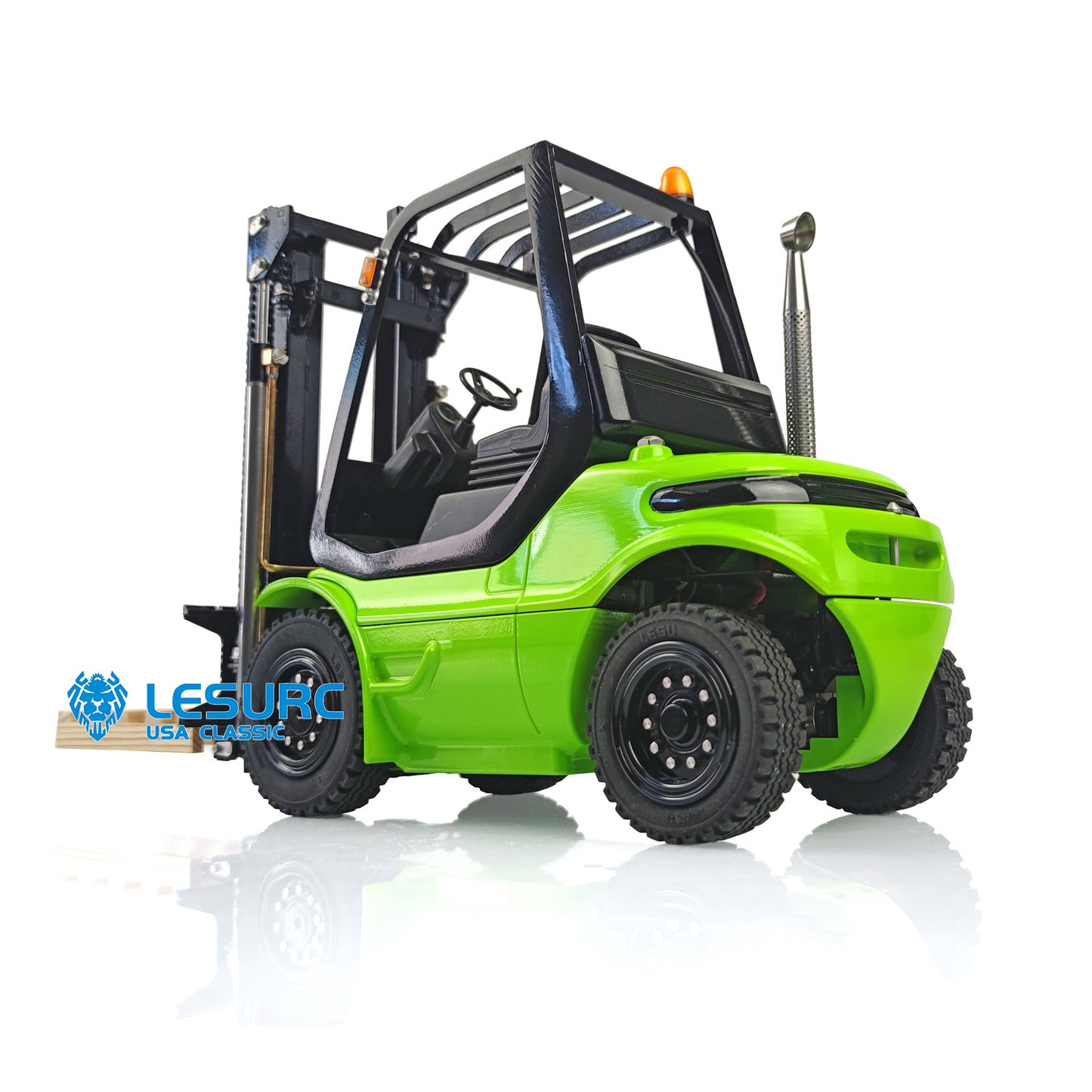 1/14 Scale LESU RC RTR Model Forklift Assembled Transfer Car Truck W/ Motor Servo ESC Light Sound Radio Battery Driver Charger