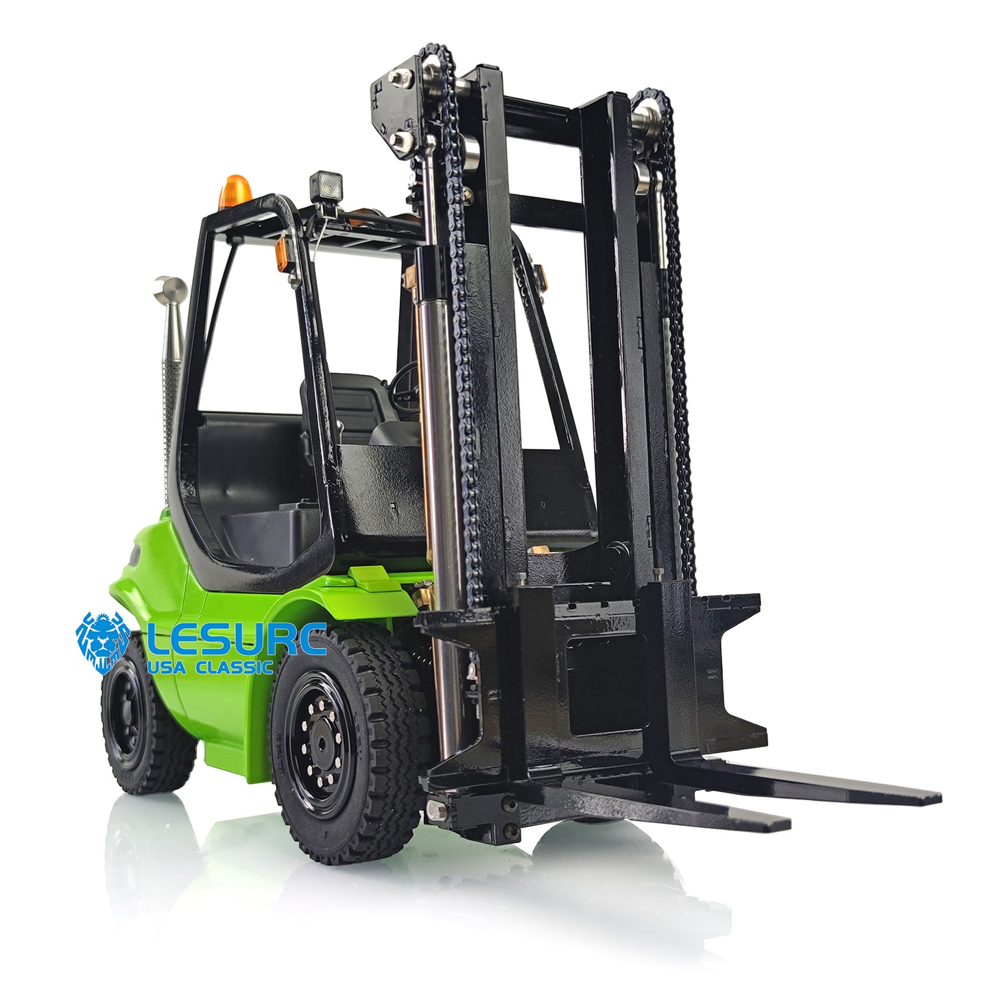 1/14 Scale LESU RC RTR Model Forklift Assembled Transfer Car Truck W/ Motor Servo ESC Light Sound Radio Battery Driver Charger