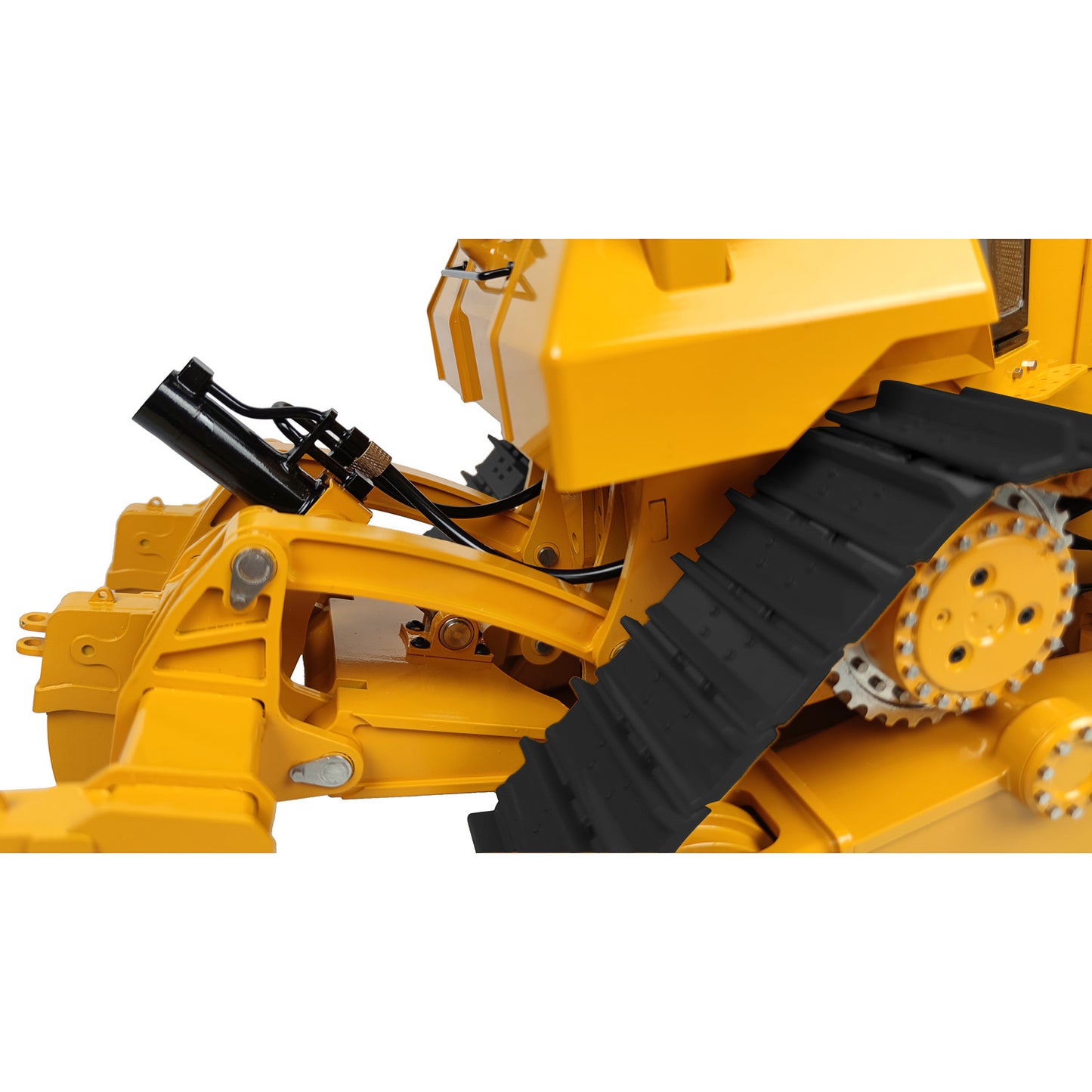 LESU 1/14 Aoue-DT60 Crawler Dozer Bulldozer RC Model Hydraulic Painted KIT Truck W/ Motor ESC Light Sound System No Battery