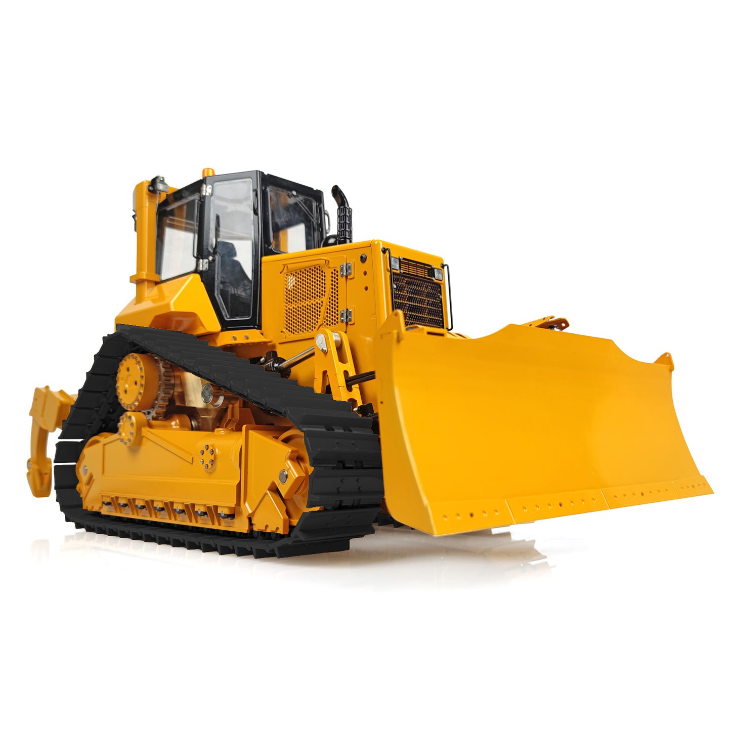 LESU 1/14 Aoue-DT60 Crawler Dozer Bulldozer RC Model Hydraulic Painted KIT Truck W/ Motor ESC Light Sound System No Battery