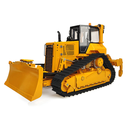 LESU 1/14 Aoue-DT60 Crawler Dozer Bulldozer RC Model Hydraulic Painted KIT Truck W/ Motor ESC Light Sound System No Battery