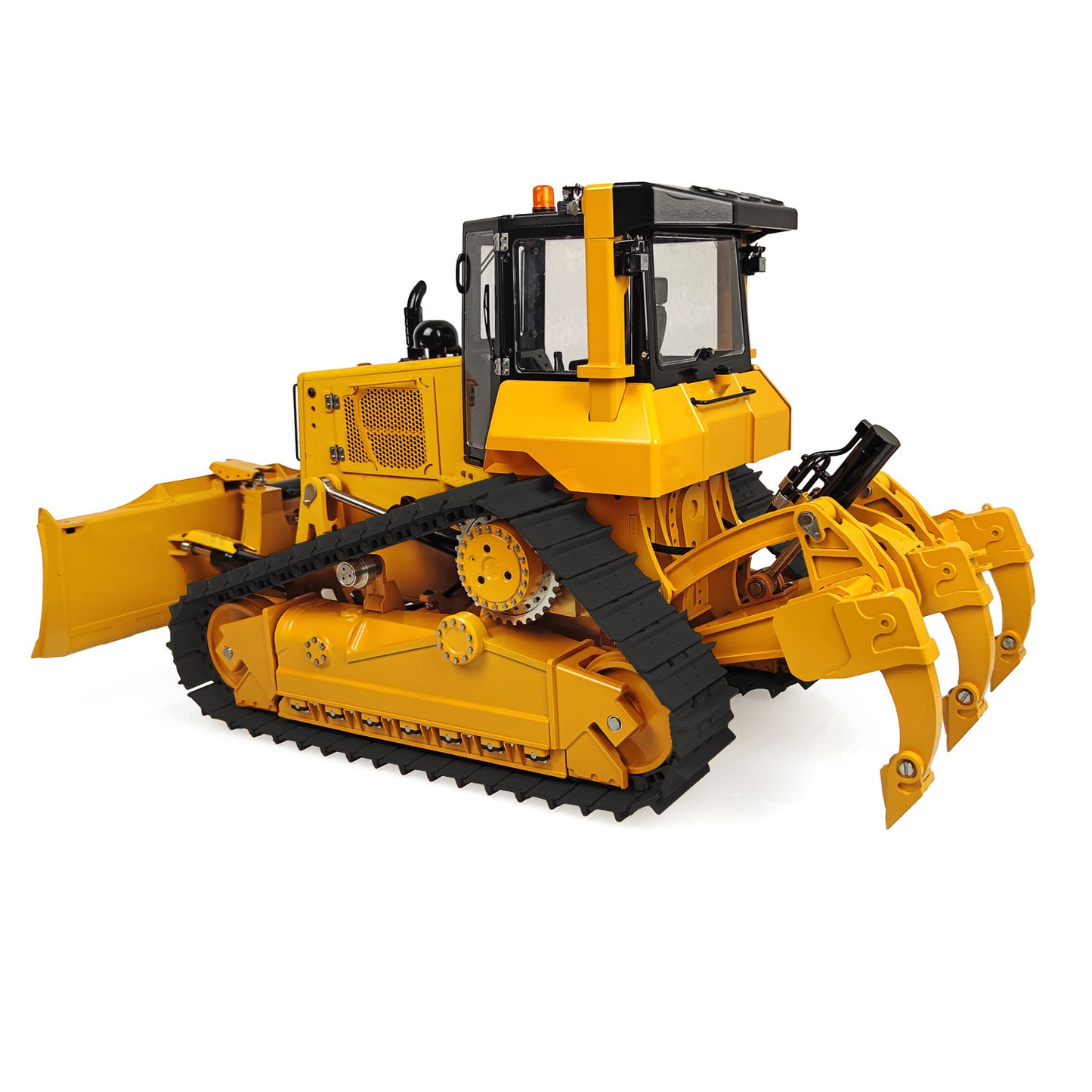 LESU 1/14 Aoue-DT60 Crawler Dozer Bulldozer RC Model Hydraulic Painted KIT Truck W/ Motor ESC Light Sound System No Battery