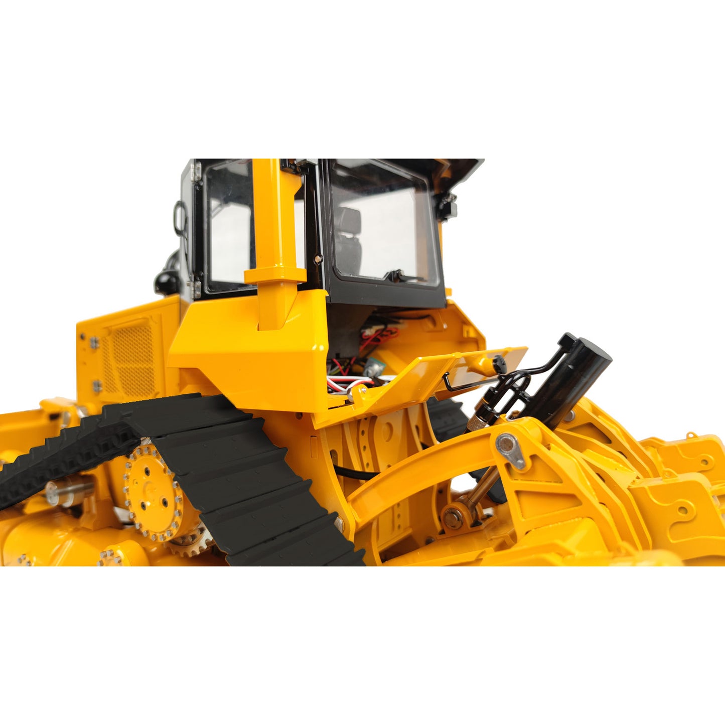 LESU 1/14 Aoue-DT60 Crawler Dozer Bulldozer RC Model Hydraulic Painted KIT Truck W/ Motor ESC Light Sound System No Battery