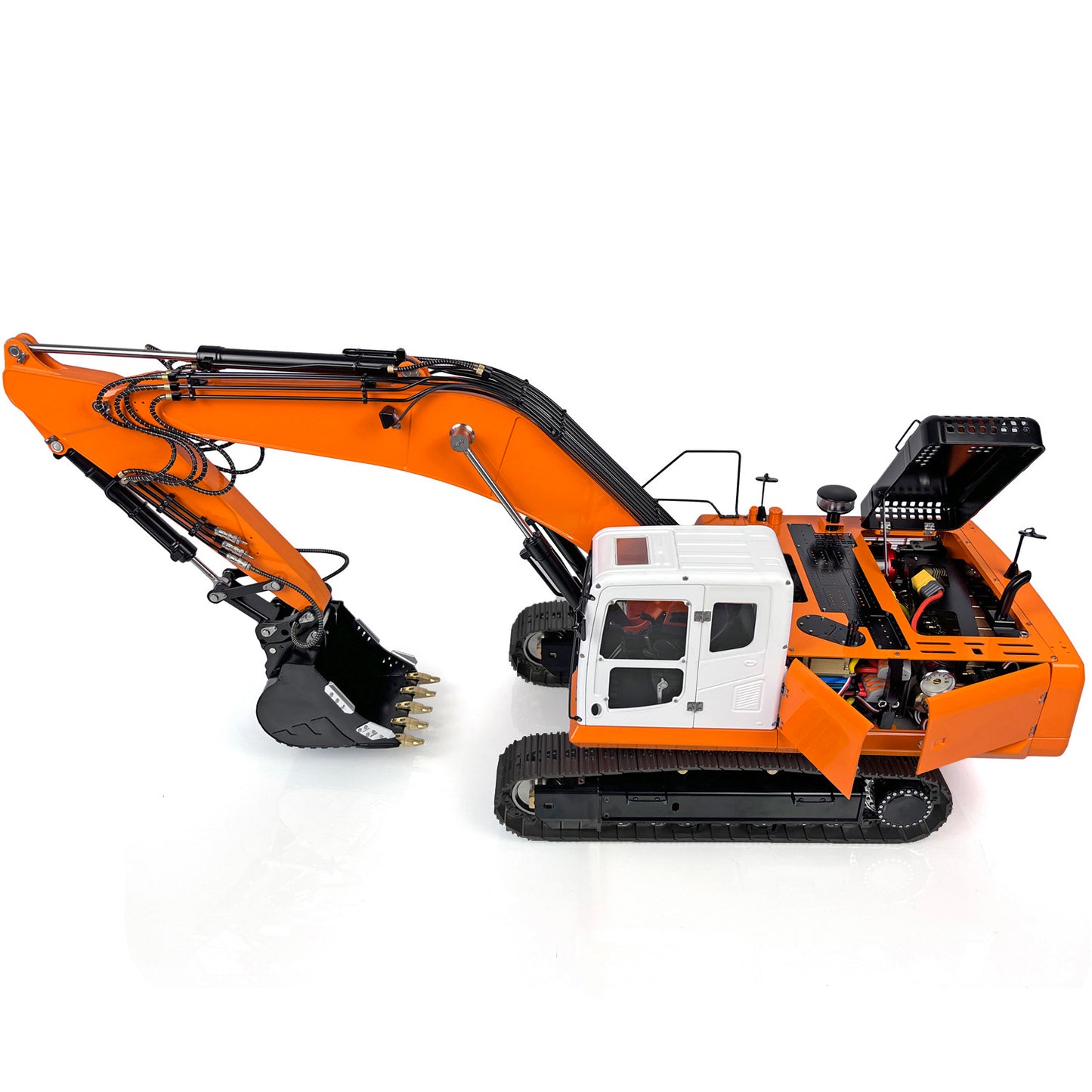 LESU PC360 1/14 RC Metal Hydraulic Excavator RTR Painted Model W/ Motor Servo PL18 Remote Controller DIY Upgrade Parts Accessories