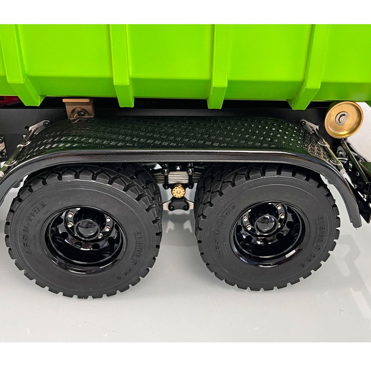 LESU 1/14 8x8 RC Metal Hydraulic Crane Dumper Tipper Truck Electric Dump Car W/ Light Sound ESC Motor W/O Radio Battery Charger