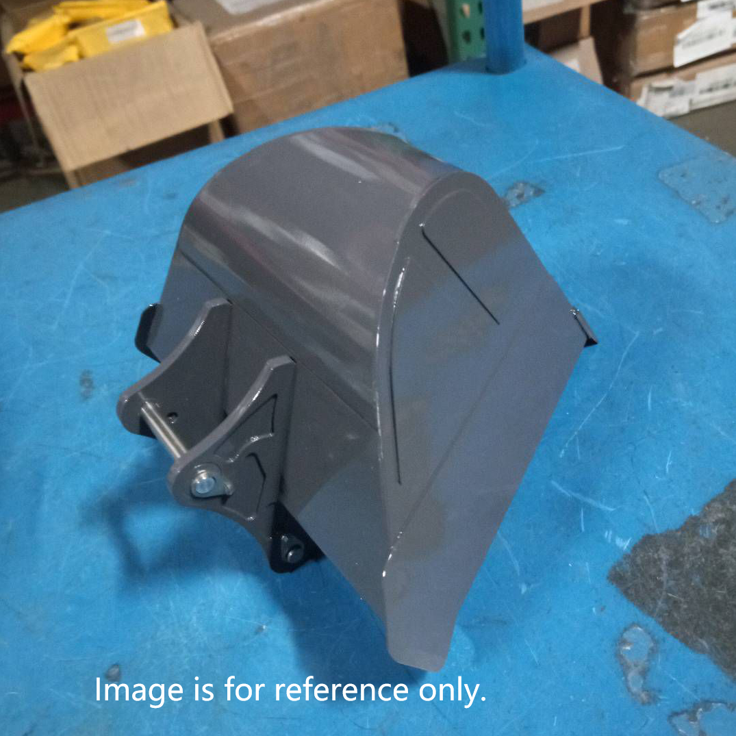 Second Hand US Stock LESU Painted Metal Trapezoid Narrow Bucket for 1/14 Hydraulic RC Excavator ET35 Upgrade Parts
