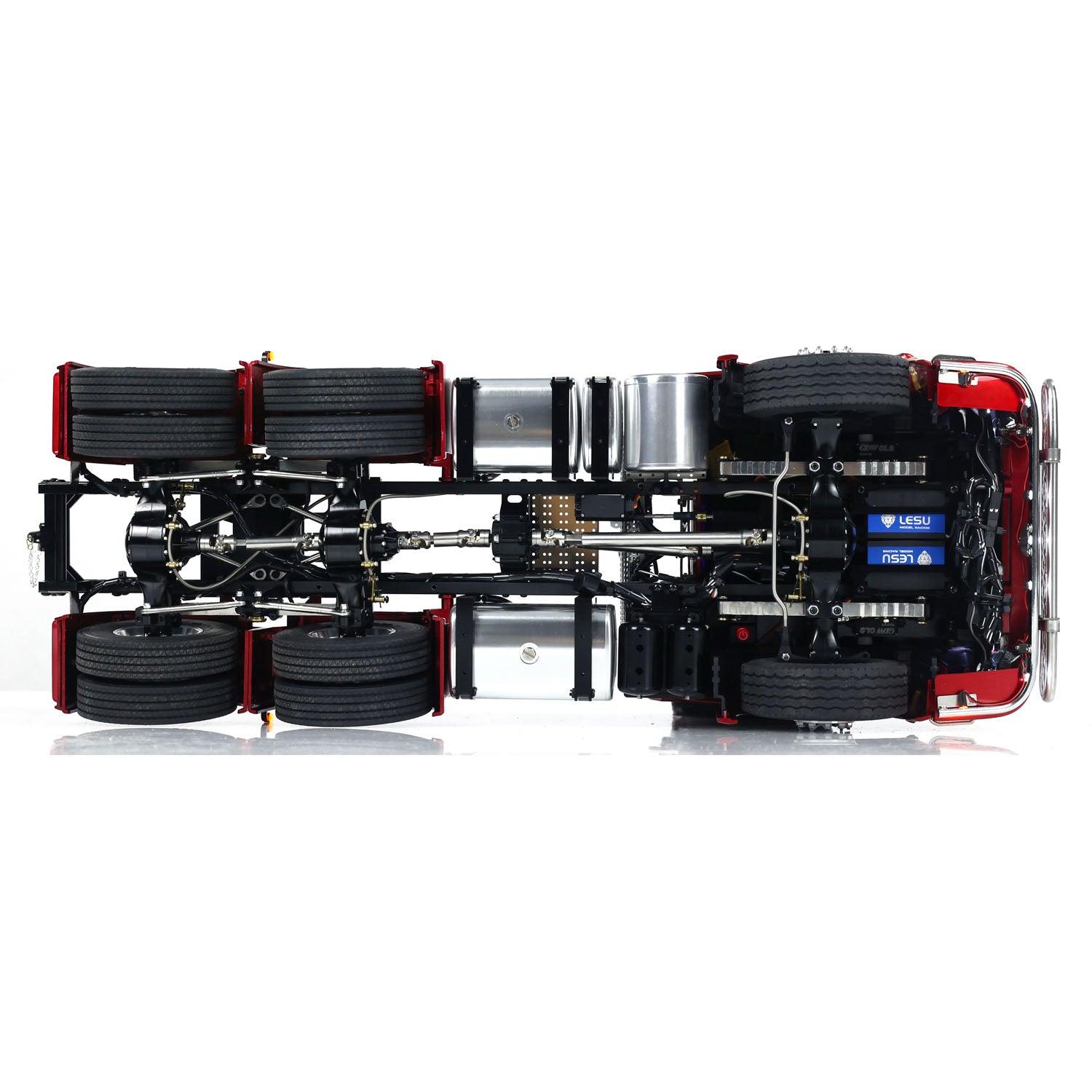 1/14 LESU 770S Metal Chassis Tractor Differential Lock Sound Light System