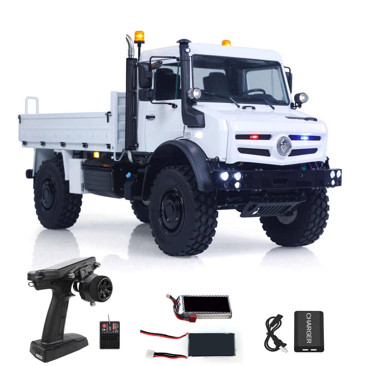 LESU 1/14 U4023 Metal RC Off Road Vehicle 4*4 All-Terrain Light Truck Radio System