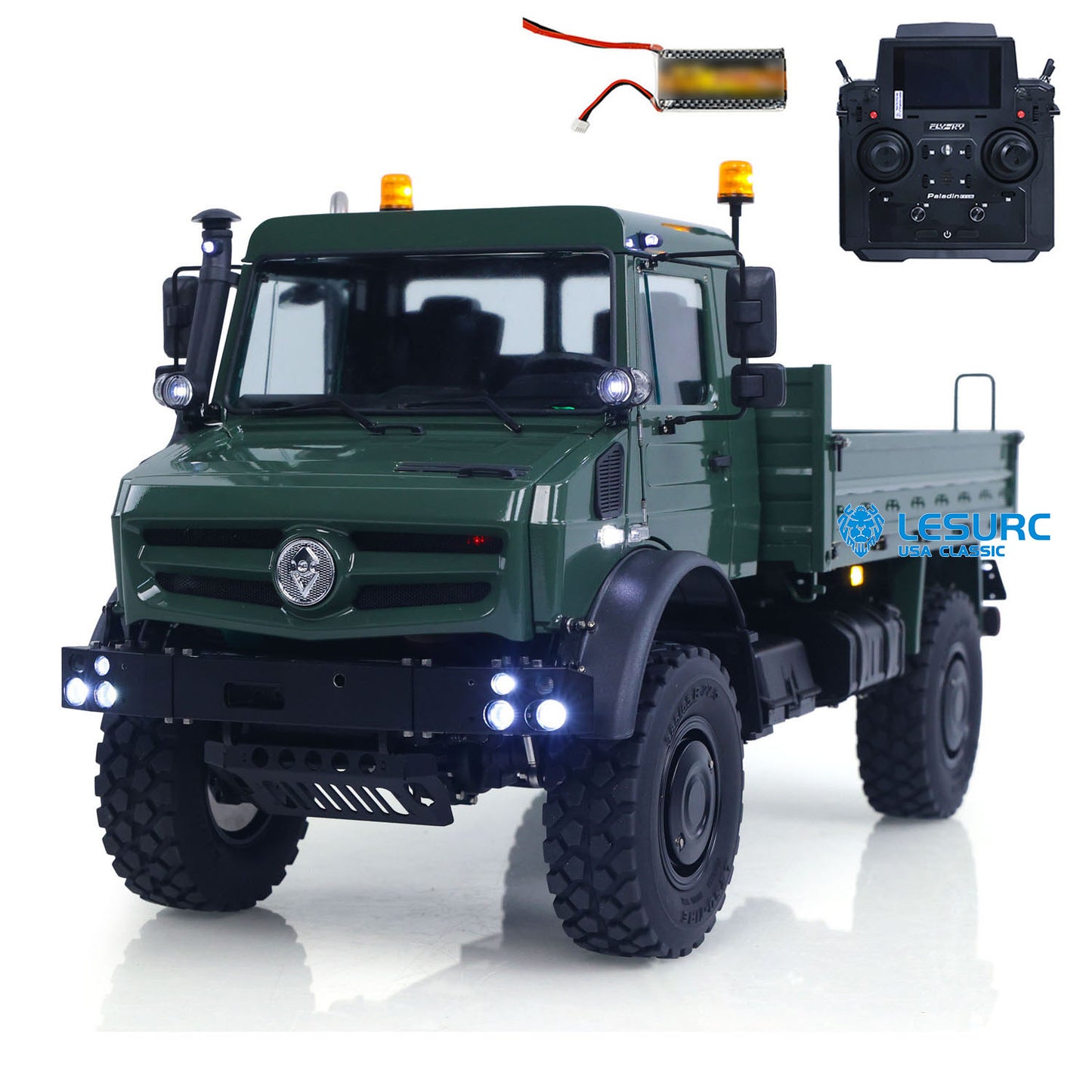 1/14 LESU U4023 ATV Crawler Sound and Light System Wheel Reduction Axle Lock