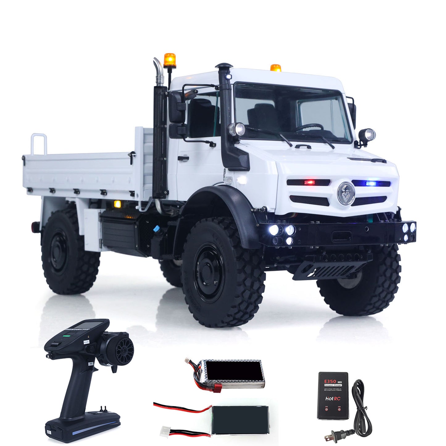 1/14 LESU U4023 All Terrain Light Truck Motor Servo ESC Light and Sound System