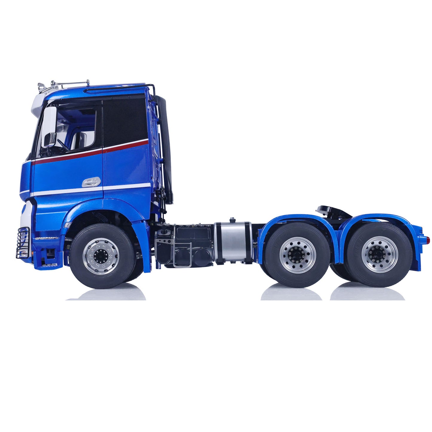 LESU 1/14 Highline RC Tractor Truck 6x6 Metal Chassis 2 Speed Gearbox FlySky I6S Radio System Sound Light for Vehicle Model Enthusiasts