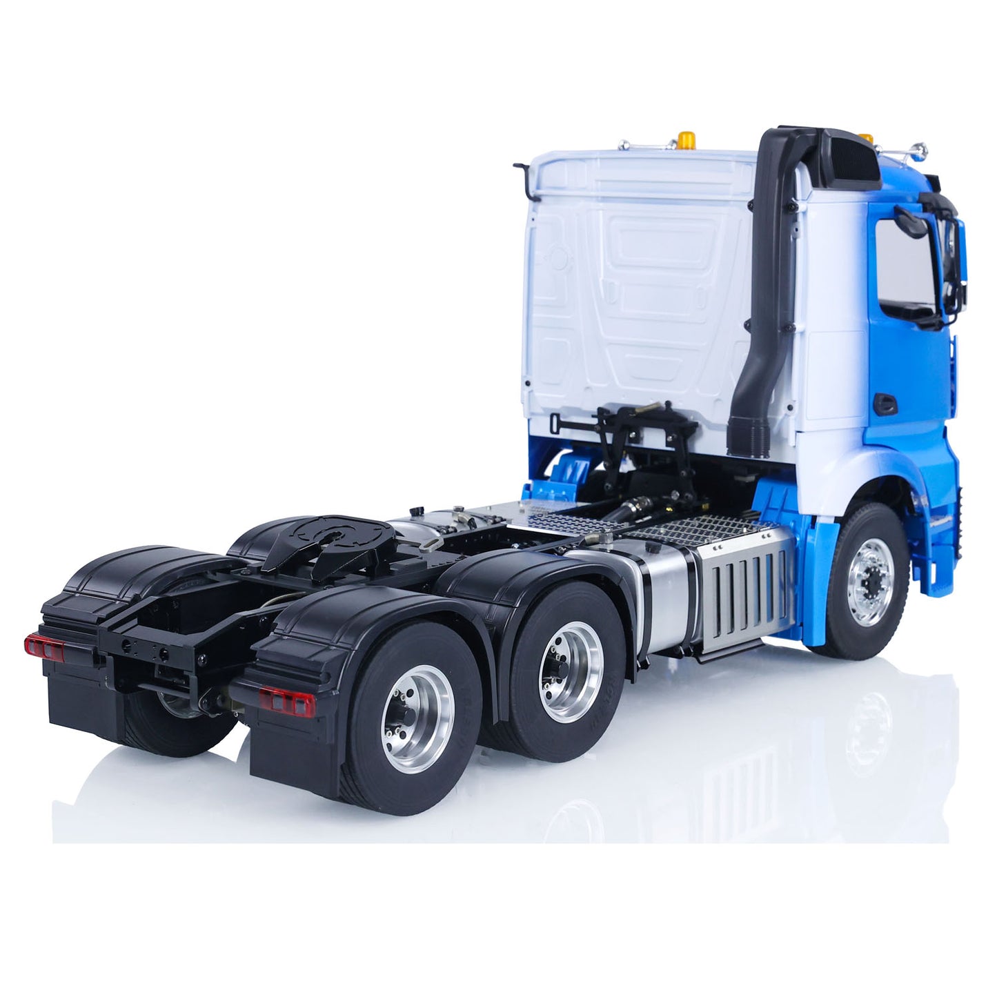 IN STOCK LESU 1/14 RC Tractor Truck with 6x6 Metal Chassis 2 Speed Transmission Lock Differential Axles Sounds Lights System