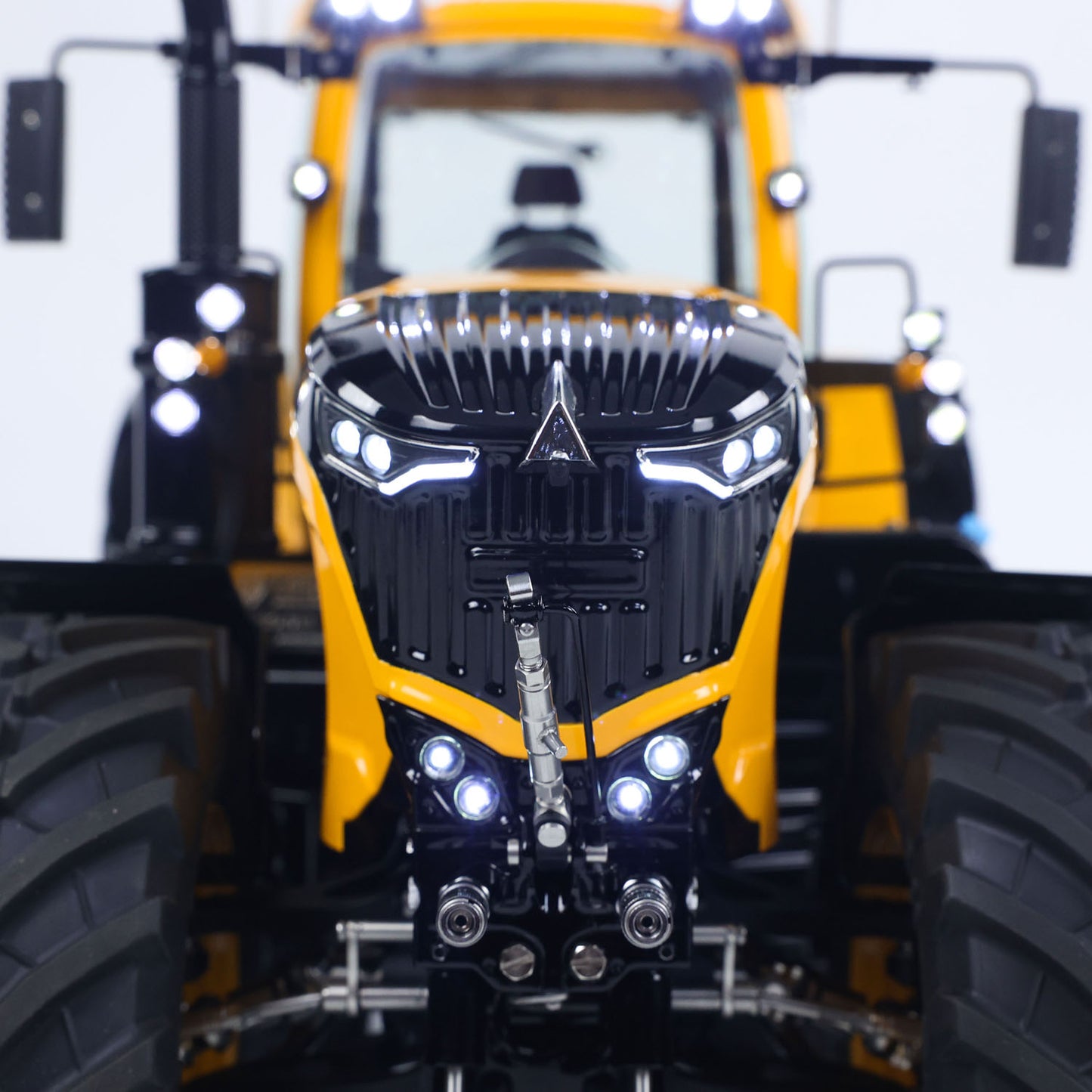 LESU AOUE 1050 1/14 Metal 4x4 RC Walking Tractor K500 Seedbed Pre-sowing Soil Preparation Planter Plough Hydraulic Agricultural Vehicles Frsky PL18EV Lite