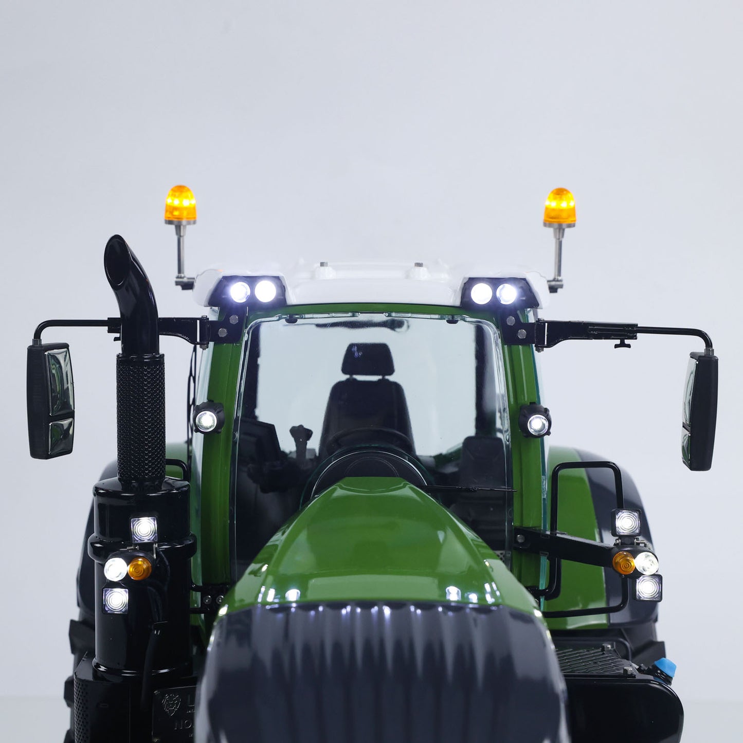 LESU AOUE 1050 1/14 Metal 4x4 RC Walking Tractor K500 Seedbed Pre-sowing Soil Preparation Planter Plough Hydraulic Agricultural Vehicles Frsky PL18EV Lite
