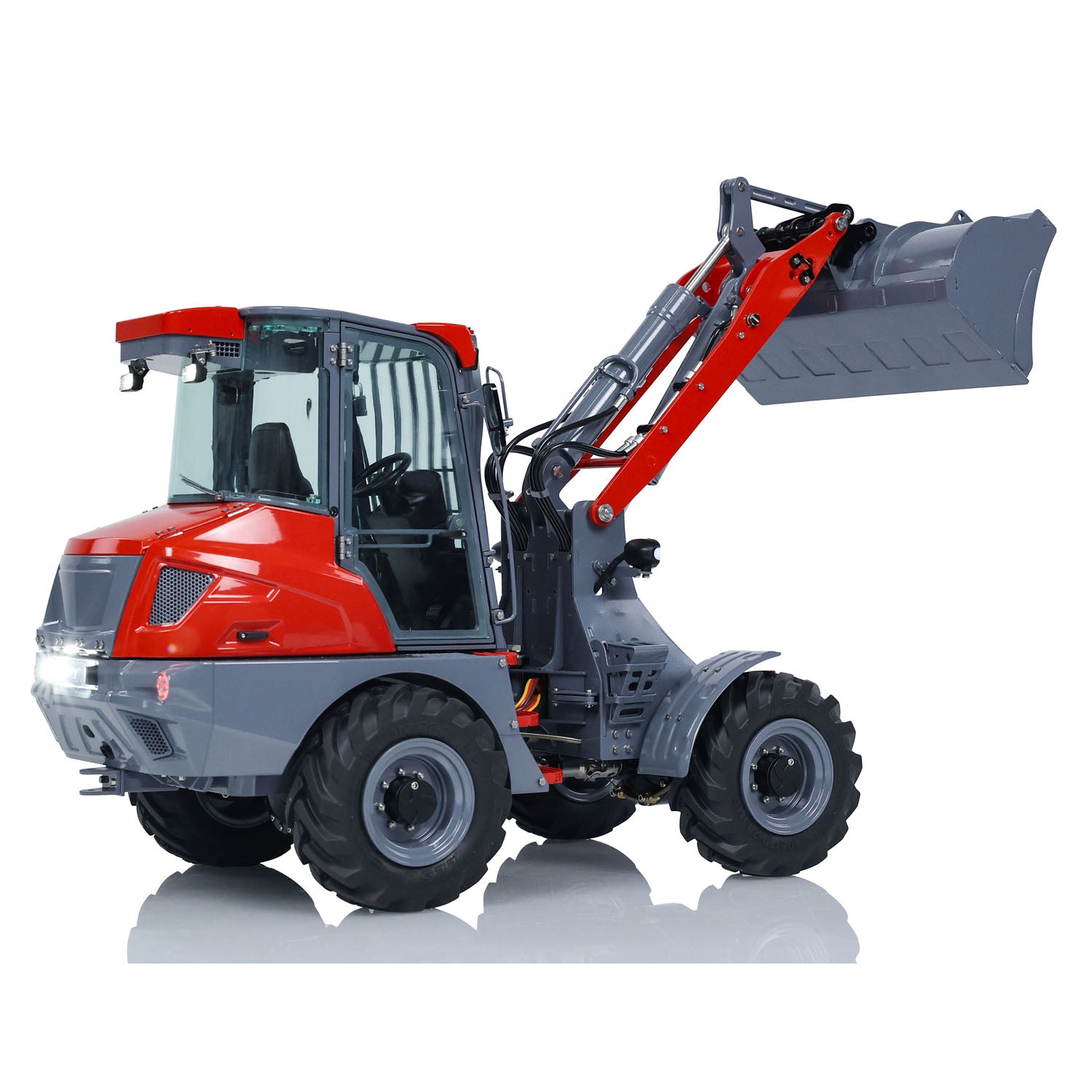 LESU AOUE MCL8 1/14 RC Hydraulic Loader with Sound Light System I6S Radio Controller