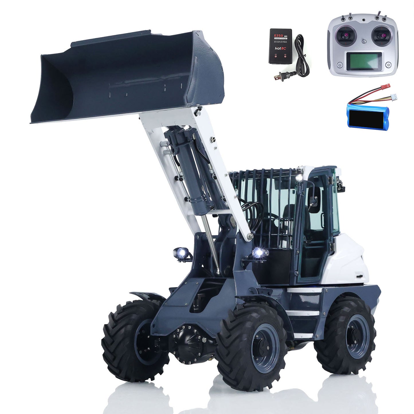 LESU AOUE MCL8 1/14 RC Hydraulic Loader with I6S Radio Controller